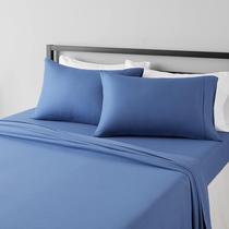 Conjunto de lençóis de cama Amazon Basics Lightweight Microfiber Queen