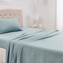 Conjunto de lençóis de cama Amazon Basics Lightweight Microfiber Twin