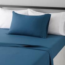 Conjunto de lençóis de cama Amazon Basics Lightweight Microfiber Twin
