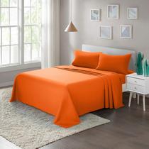 Conjunto de lençóis de cama ARTALL Soft Microfiber de 4 peças Queen Orange Conjunto de lençóis de cama ARTALL Soft Microfiber de 4 peças Queen Orange
