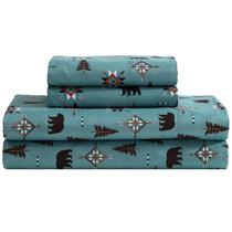 Conjunto de lençóis de cama Beatrice Home Fashions Cozy Cabin Queen Conjunto de lençóis de cama Beatrice Home Fashions Cozy Cabin Queen