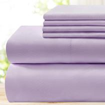 Conjunto de lençóis de cama BYSURE Full Lavender 1800 fios