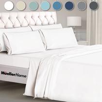 Conjunto de lençóis de cama Mueller Ultratemp Super Soft 1800 California King