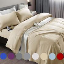 Conjunto de lençóis de cama SONORO KATE Super Soft Microfiber King Beige