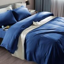Conjunto de lençóis de cama SONORO KATE Supersoft Microfiber Azul Marinho