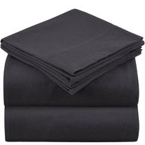 Conjunto de lençóis de flanela Mellanni 100% algodão 180GSM completo