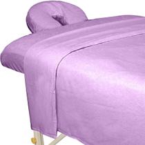 Conjunto de lençóis de massagem para lavanda Pro Premium Flannel de 3 peças