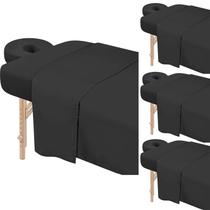 Conjunto de lençóis de mesa de massagem Bavlesfuire Premium Microfiber x4 Conjunto de lençóis de mesa de massagem Bavlesfuire Premium Microfiber x4