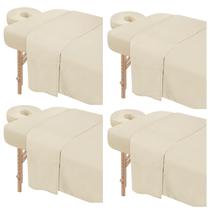 Conjunto de lençóis de mesa de massagem FUNLIYING Premium Microfiber 4 sets