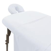 Conjunto de lençóis de mesa de massagem LONDON LINENS de microfibra de 3 peças