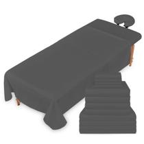 Conjunto de lençóis de mesa de massagem XOLLOZ, 3 peças, 4, conjunto, cinza