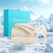 Conjunto de lençóis de resfriamento Breescape Queen Size BlendTek Dry & Cool