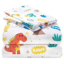 Conjunto de lençóis duplos para crianças Joiedomi Dinosaur Soft Microfiber Conjunto de lençóis duplos para crianças Joiedomi Dinosaur Soft Microfiber