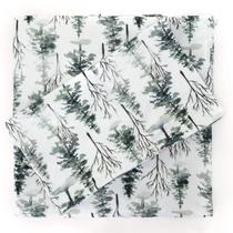 Conjunto de lençóis duplos Pobibaby Premium Cotton Blend Woodland