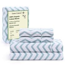 Conjunto de lençóis e fronhas LANE LINEN 100% algodão orgânico completo