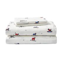 Conjunto de lençóis Eddie Bauer Warm Respirable Cotton Flannel Queen