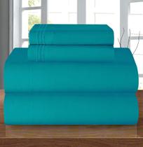 Conjunto de lençóis Elegant Comfort Luxury 1500 Premium Turquoise Conjunto de lençóis Elegant Comfort Luxury 1500 Premium Turquoise