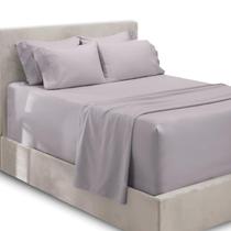 Conjunto de lençóis Hearth & Harbor Extra Deep Pocket King Size Lavender