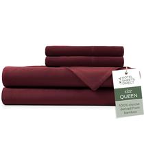 Conjunto de lençóis Hotel Sheets Direct 100% Viscose Bamboo Queen Conjunto de lençóis Hotel Sheets Direct 100% Viscose Bamboo Queen