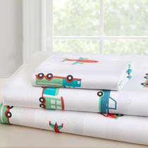 Conjunto de lençóis infantis Wildkin 100% algodão para meninos e meninas Conjunto de lençóis infantis Wildkin 100% algodão para meninos e meninas