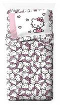 Conjunto de lençóis Jay Franco Hello Kitty Ultra-Soft Twin de 3 peças