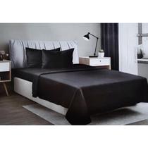 Conjunto de lençóis King Polar Winter Black