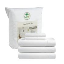 Conjunto de lençóis LANE LINEN 100% algodão egípcio 1500TC Split King