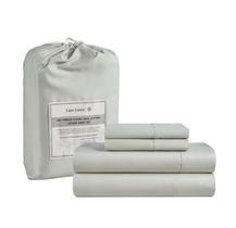 Conjunto de lençóis LANE LINEN King 100% algodão 450 TC Soft Satin Moonstruck