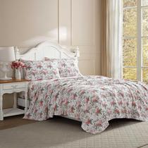 Conjunto de lençóis Laura Ashley King Size Bettinas Blooms Red Conjunto de lençóis Laura Ashley King Size Bettinas Blooms Red