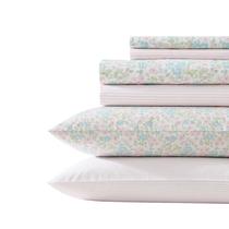Conjunto de lençóis Laura Ashley Queen 100% algodão 200TC Percal