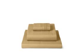 Conjunto de lençóis Mellanni Iconic Collection Twin Size Gold