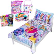 Conjunto de Lençóis My Little Pony para Crianças - Com Colcha Conjunto de Lençóis My Little Pony para Crianças - Com Colcha