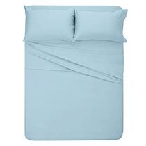 Conjunto de lençóis MyGiza Sheets RV King 400TC algodão egípcio azul