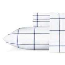 Conjunto de lençóis Nautica Cotton Percale Crisp & Cool Queen Plot Blue Conjunto de lençóis Nautica Cotton Percale Crisp & Cool Queen Plot Blue