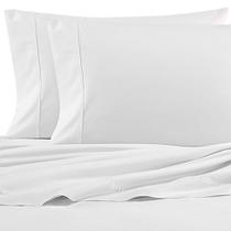 Conjunto de lençóis Nautica King Size 100% algodão branco percal