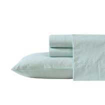 Conjunto de lençóis Nautica Twin XL Cotton Percale Crisp & Cool White