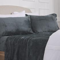 Conjunto de lençóis NY Loft Ultra Soft Micro Fleece Velvet Plush Twin