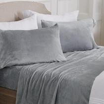 Conjunto de lençóis NY Loft Ultra Soft Micro Fleece Velvet Plush Twin
