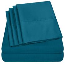 Conjunto de Lençóis Queen Sweet Home Collection Supreme 1500 - Cor Teal