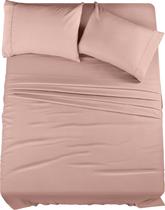 Conjunto de lençóis Queen Utopia Bedding, 4 peças de microfibra macia Conjunto de lençóis Queen Utopia Bedding, 4 peças de microfibra macia