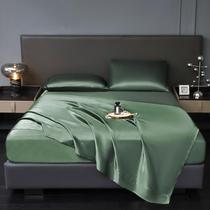 Conjunto de lençóis Revdomfly Queen Size Luxury Silky Soft Satin Green