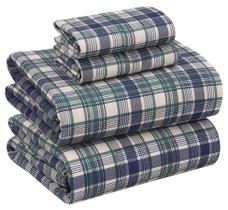 Conjunto de lençóis RUVANTI 100% algodão California King 4 peças verdes Conjunto de lençóis RUVANTI 100% algodão California King 4 peças verdes
