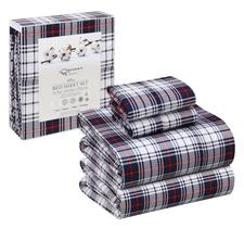 Conjunto de lençóis RUVANTI 100% algodão California King 4 peças Conjunto de lençóis RUVANTI 100% algodão California King 4 peças