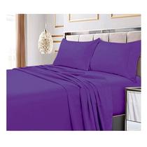 Conjunto de lençóis Sabana Purple de 2,5 lugares (King) e 2 fronhas