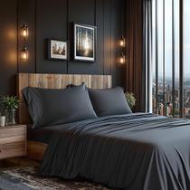 Conjunto de lençóis Simple Deluxe Queen Size de microfibra leve Conjunto de lençóis Simple Deluxe Queen Size de microfibra leve