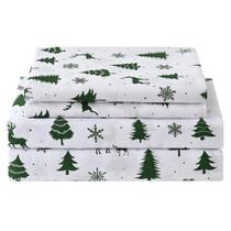 Conjunto de lençóis Softan Christmas Bed Full Size Tree