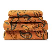 Conjunto de lençóis Superior Premium Cotton Flannel Queen Pumpkin Conjunto de lençóis Superior Premium Cotton Flannel Queen Pumpkin