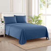 Conjunto de Lençóis Sweet Home Collection 1800 Supreme Twin Denim