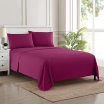 Conjunto de Lençóis Sweet Home Collection King Size 1800TC - Berry Conjunto de Lençóis Sweet Home Collection King Size 1800TC - Berry