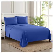 Conjunto de Lençóis Sweet Home Collection - King Size Royal Blue